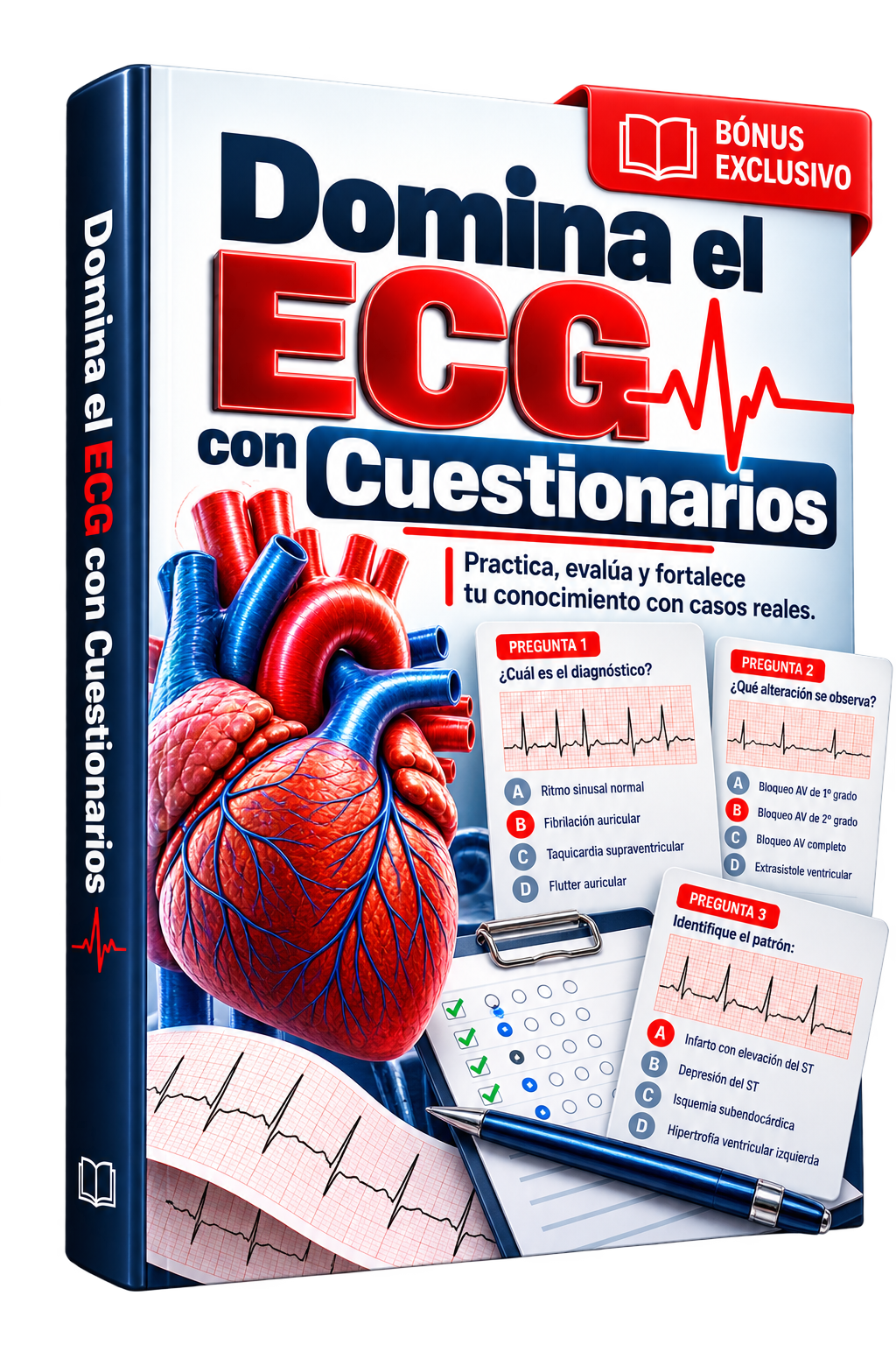 Domina el ECG con Cuestionarios